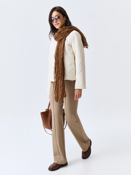 Палантин в горошек