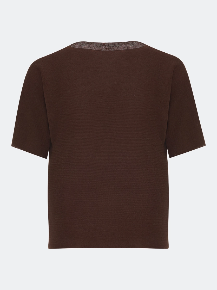 Вязаный джемпер из вискозы 