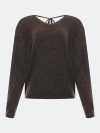 Джемпер с мерцающим люрексом 