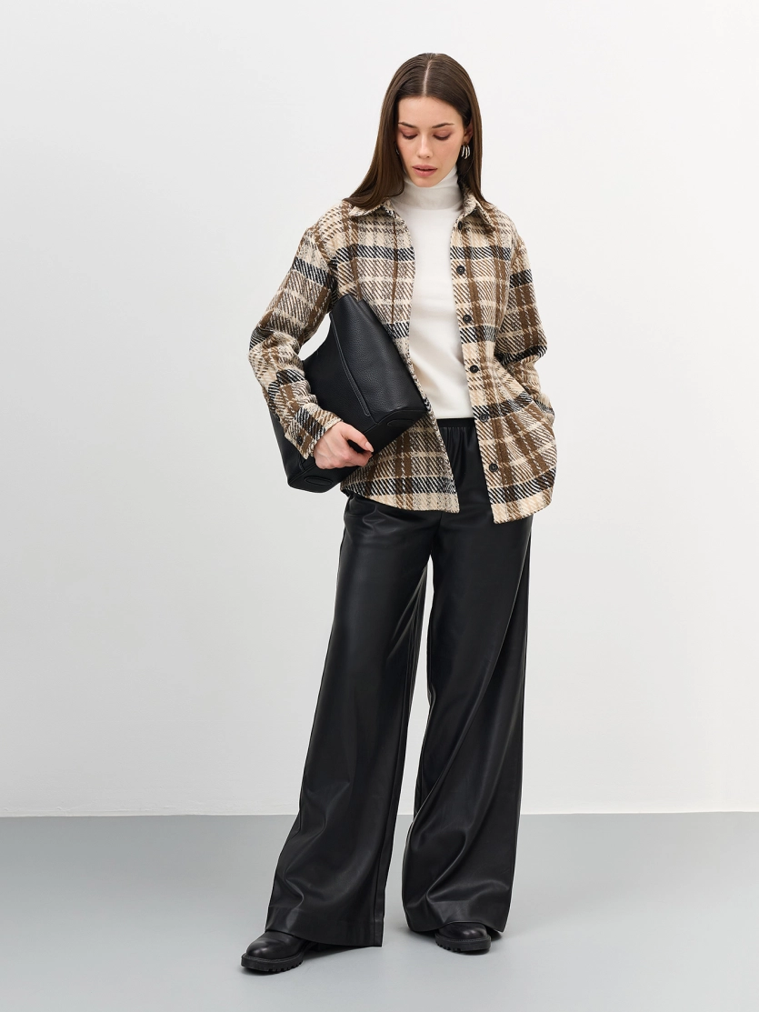 Сумка-шоппер из фактурной эко кожи