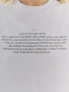 Футболка с шрифтовым принтом