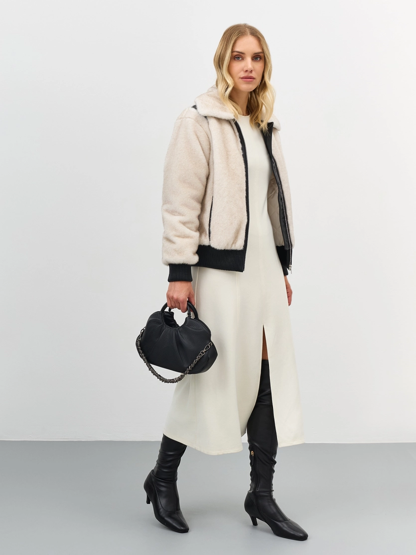 Куртка из  искусственного меха