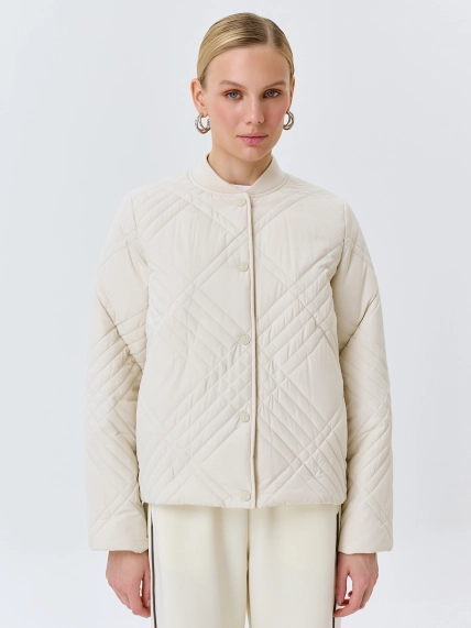 Утепленный жакет с фантазийной стежкой