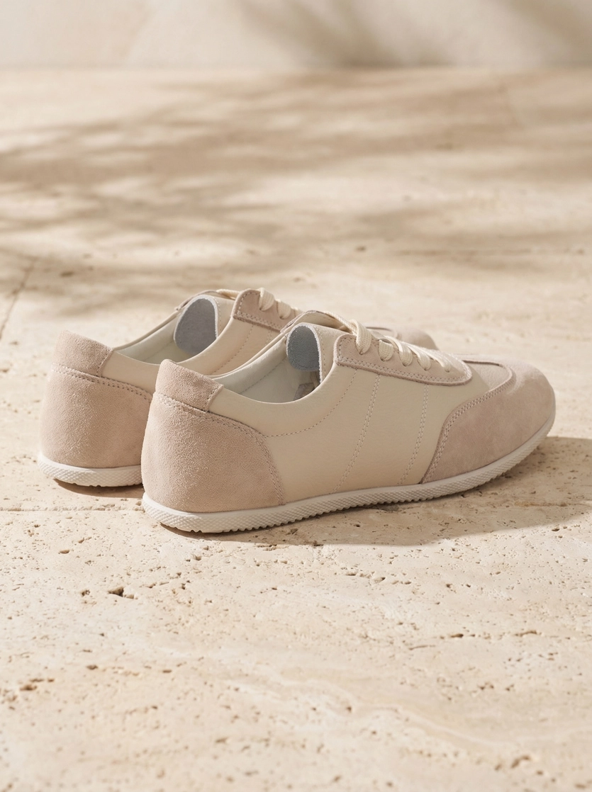 Легкие кроссовки из натуральной кожи