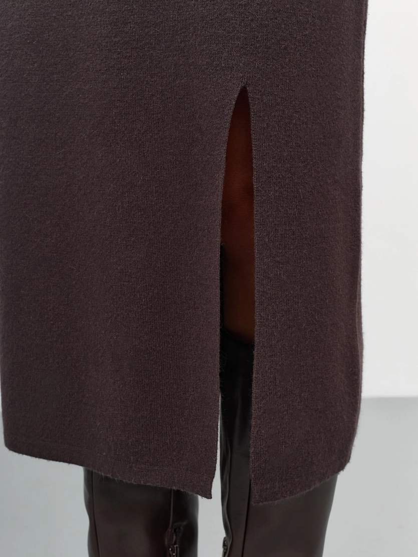 Вязаная юбка-карандаш