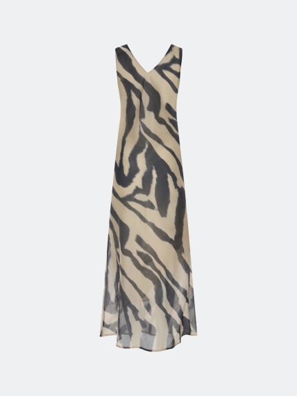 Платье-макси из тенселя