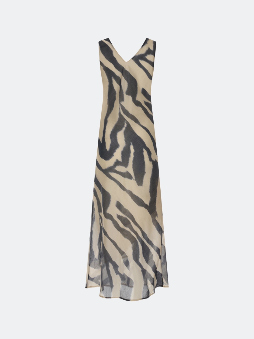 Платье-макси из тенселя