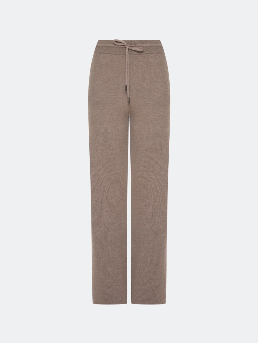 Вязаные брюки с шерстью