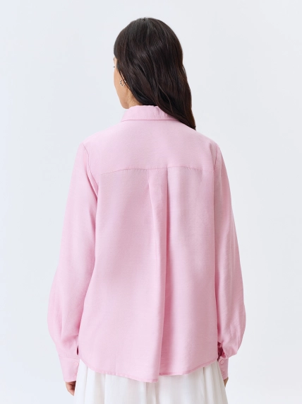 Блузка из вискозы цвета "Baby pink"