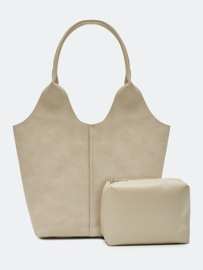 Комплект: сумка-шоппер и косметичка