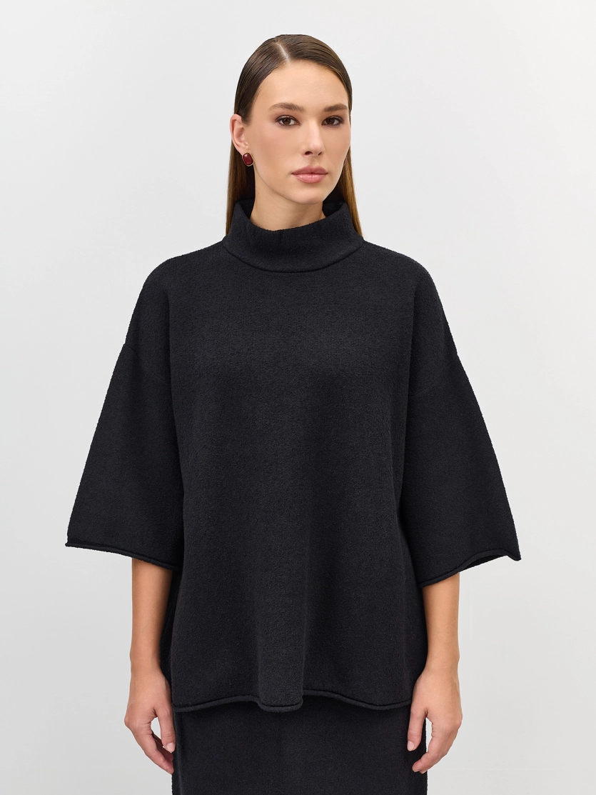Oversize джемпер из текстурной пряжи