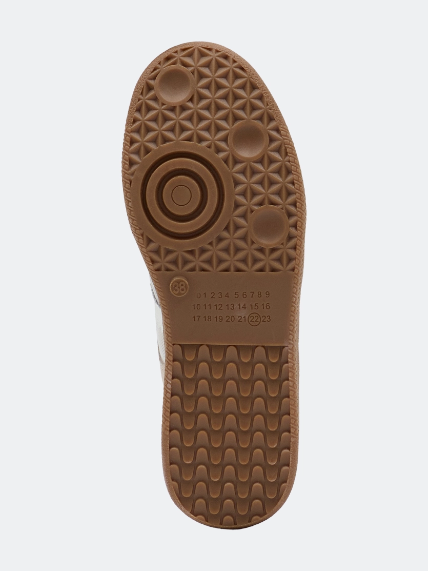 Кроссовки-сабо из натуральной замши