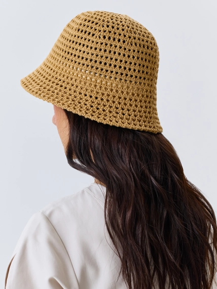 Пляжная ажурная панама 