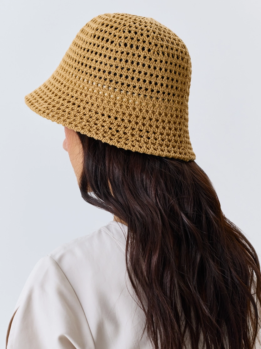 Пляжная ажурная панама 