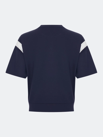 Джемпер с контрастными вставками