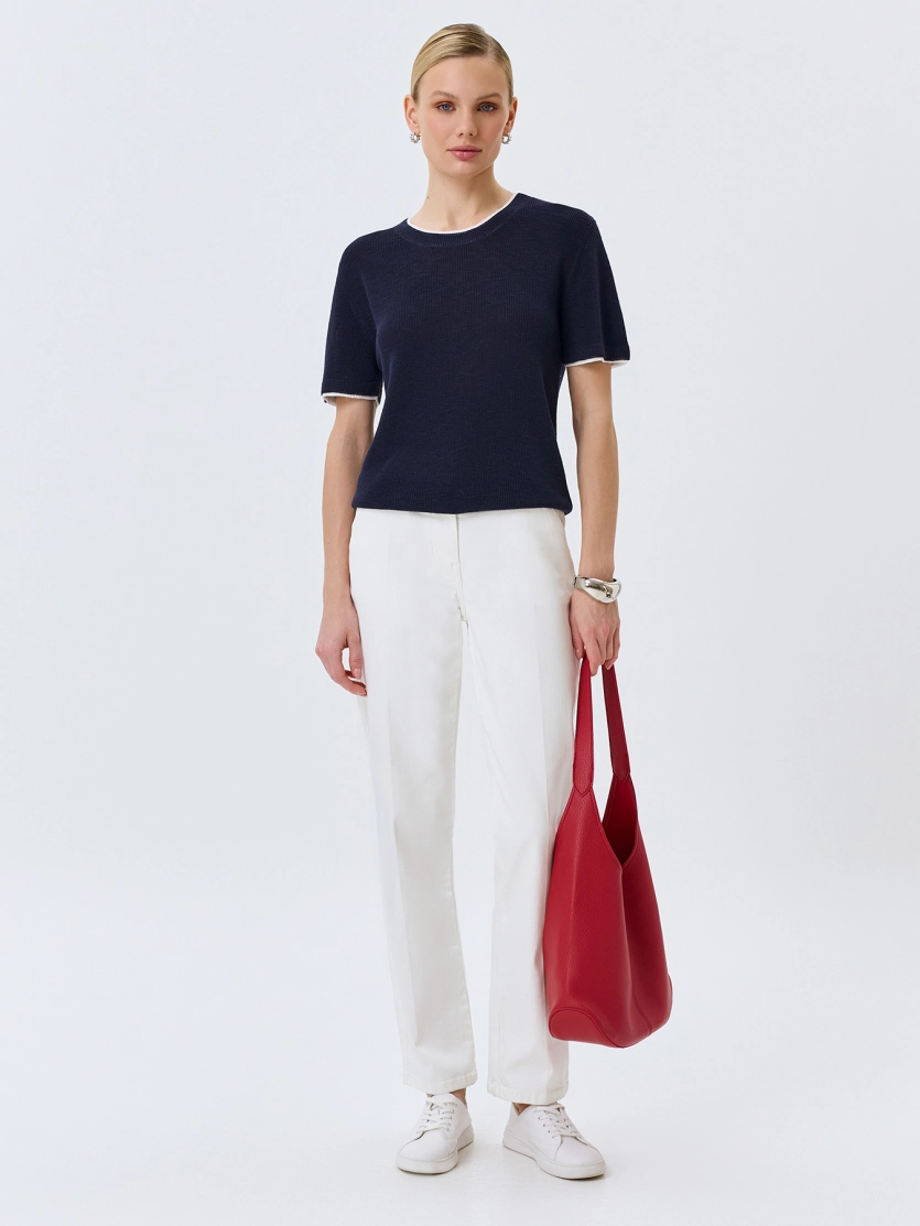 Вязаный джемпер из вискозы