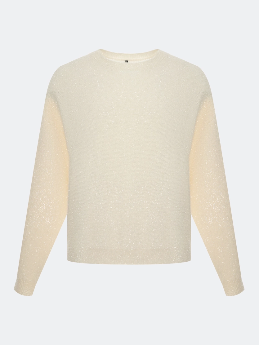 Джемпер из мерцающей пряжи