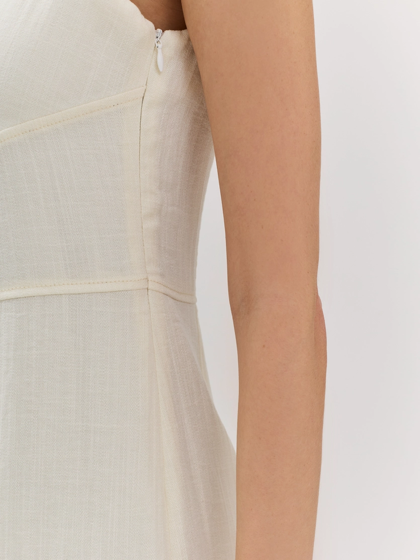 Платье-футляр из вискозы