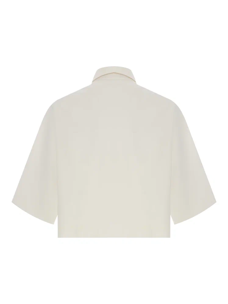 Укороченная Oversize блузка