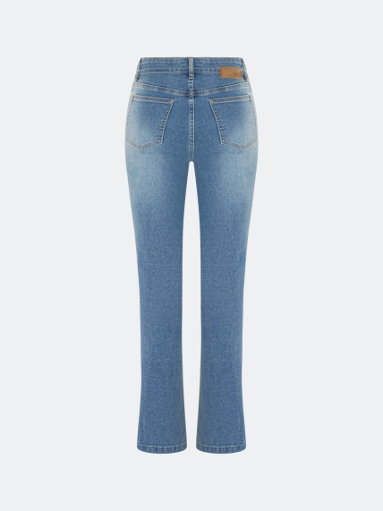 Джинсы slim fit с акцентными швами