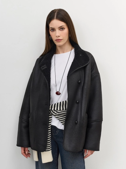 Дубленка из искусственной овчины