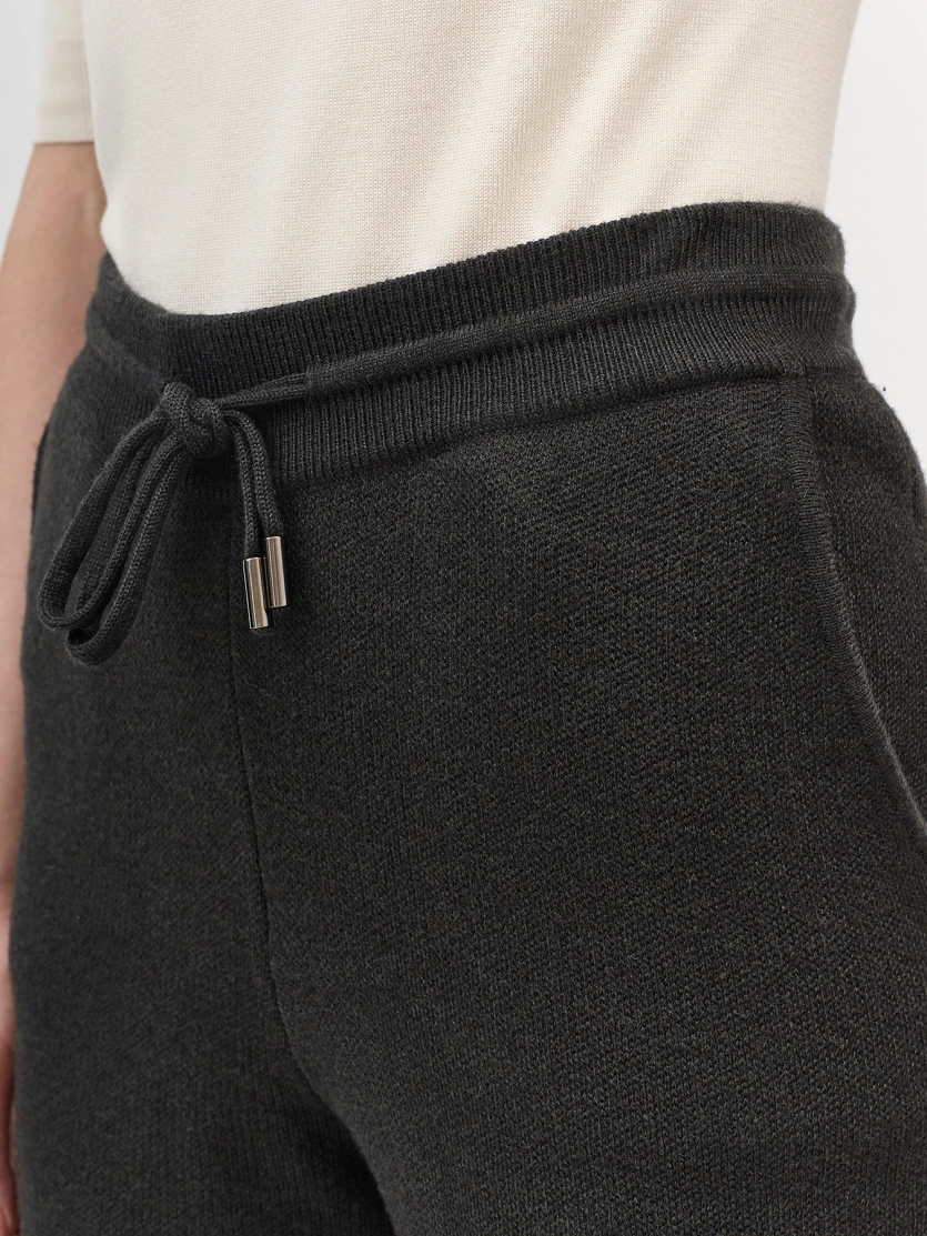 Вязаные брюки с шерстью