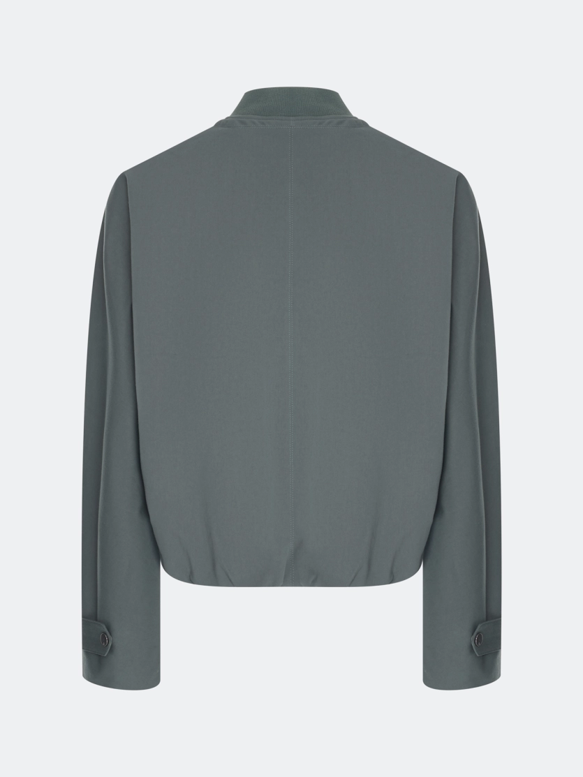 Укороченный бомбер из 100% хлопка