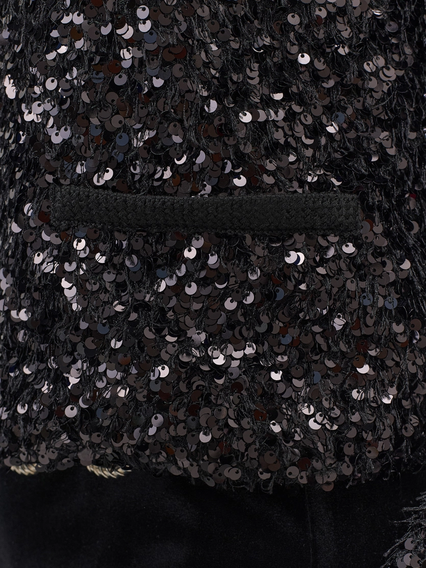 Кардиган с мерцающими пайетками