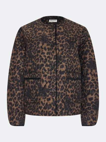 Куртка с анималистичным принтом
