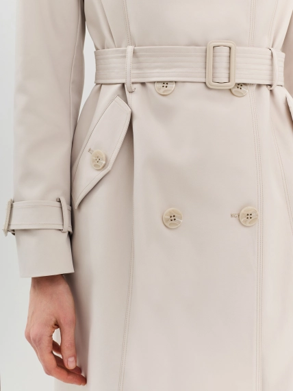 Классический двубортный тренч