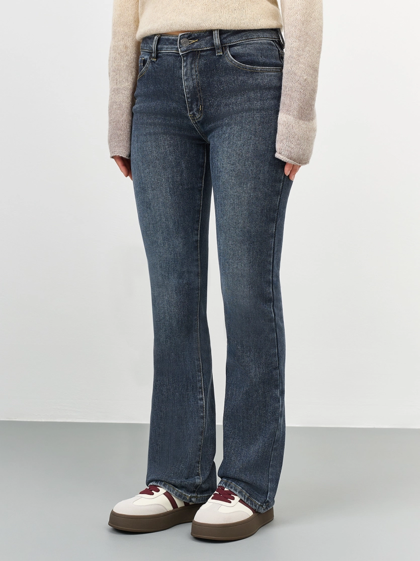Утепленные джинсы Bootcut