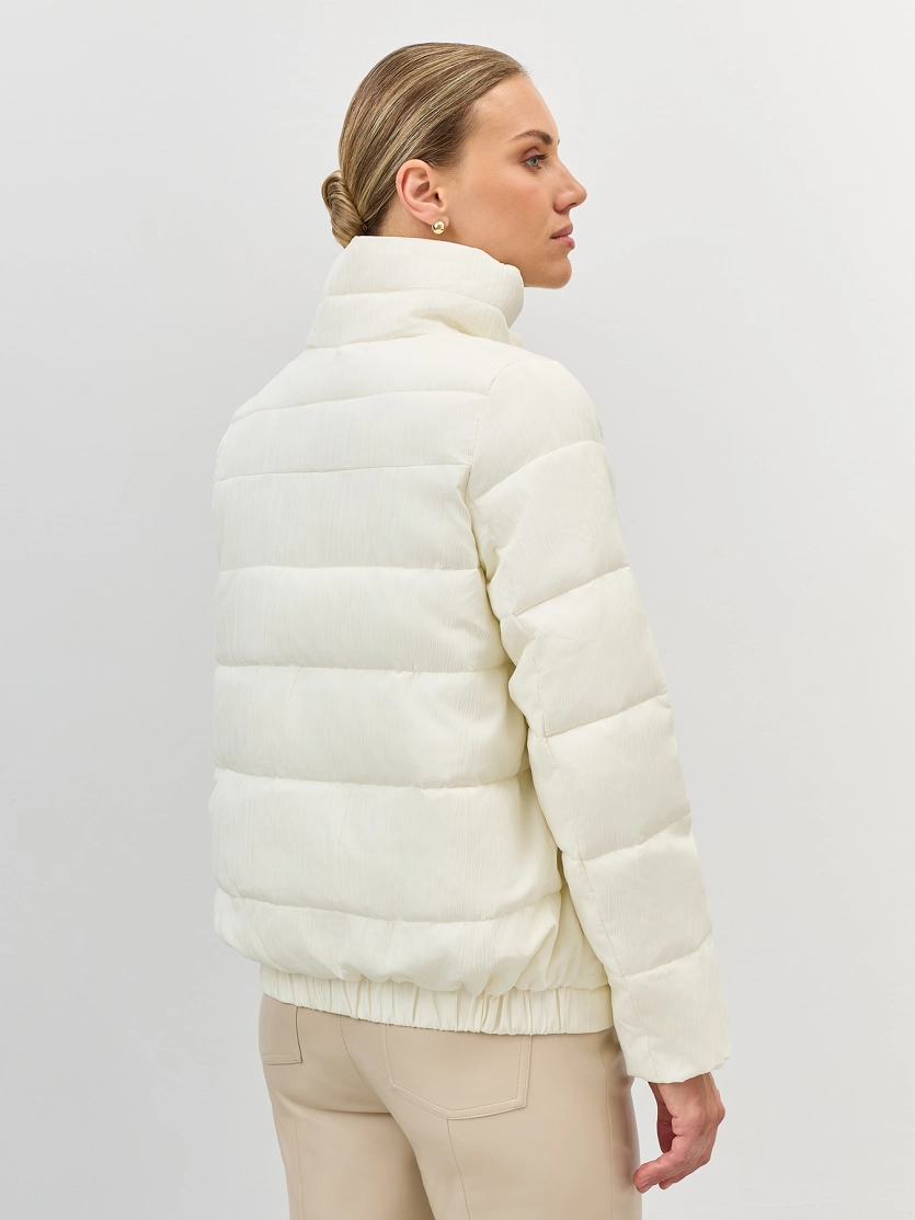 Oversize куртка из фактурной ткани