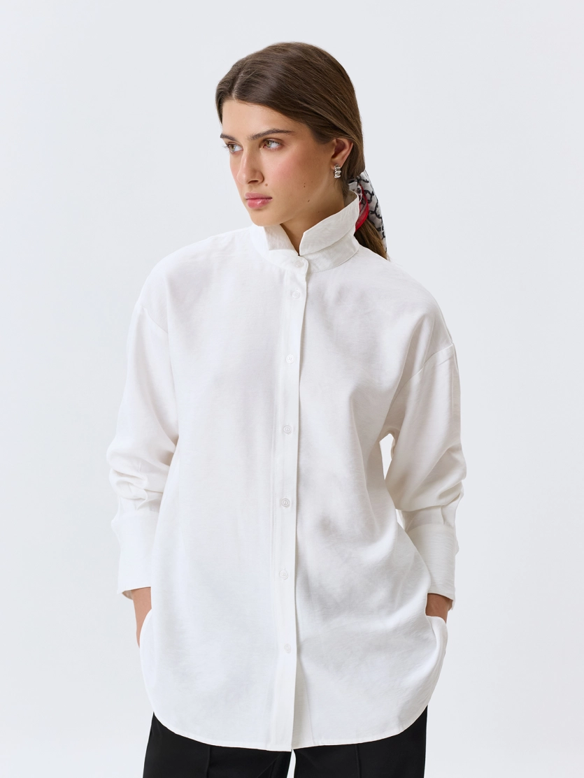 Классическая блузка из вискозы