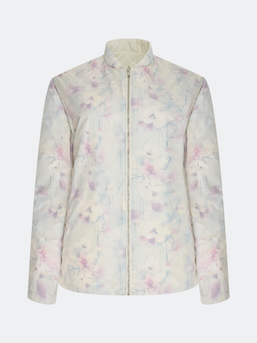 Двусторонняя куртка с флоральным принтом