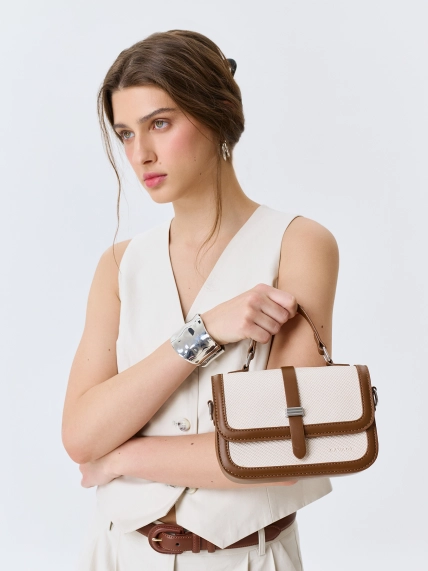 Контрастная сумка кроссбоди 