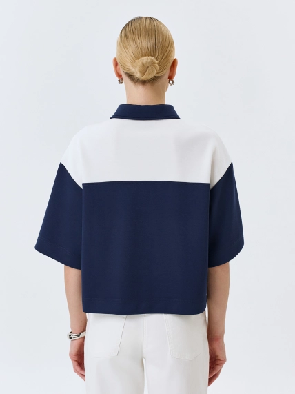 Поло в стиле "color block"