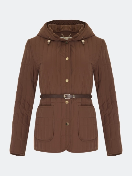 Куртка с тонким ремнем