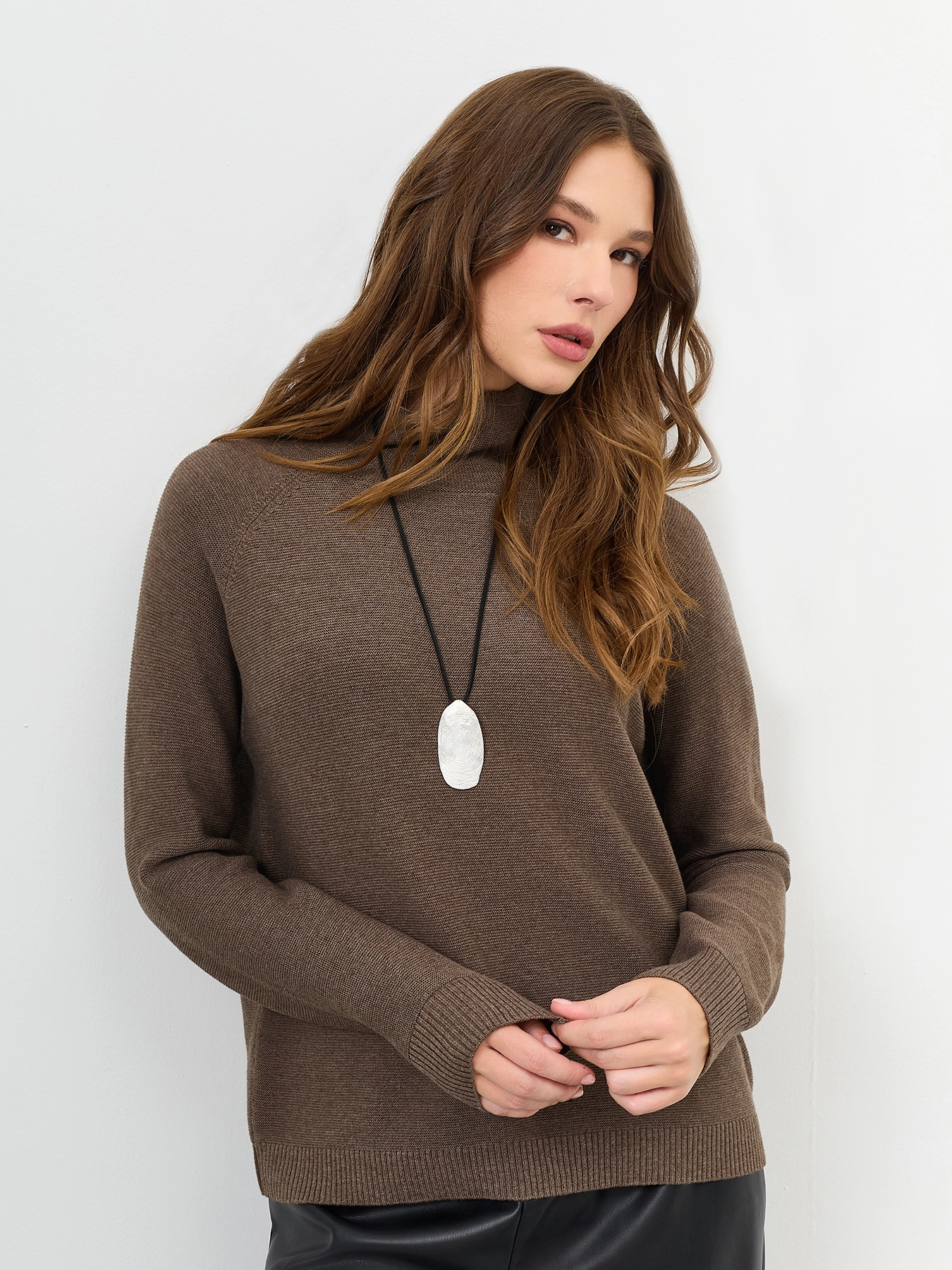 Джемпер с воротником стойкой SAVAGE