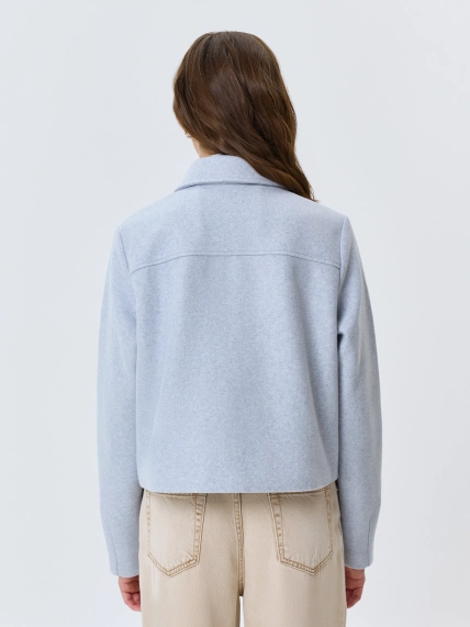 Яркий жакет из пальтовой ткани