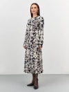 Платье с монохромным принтом