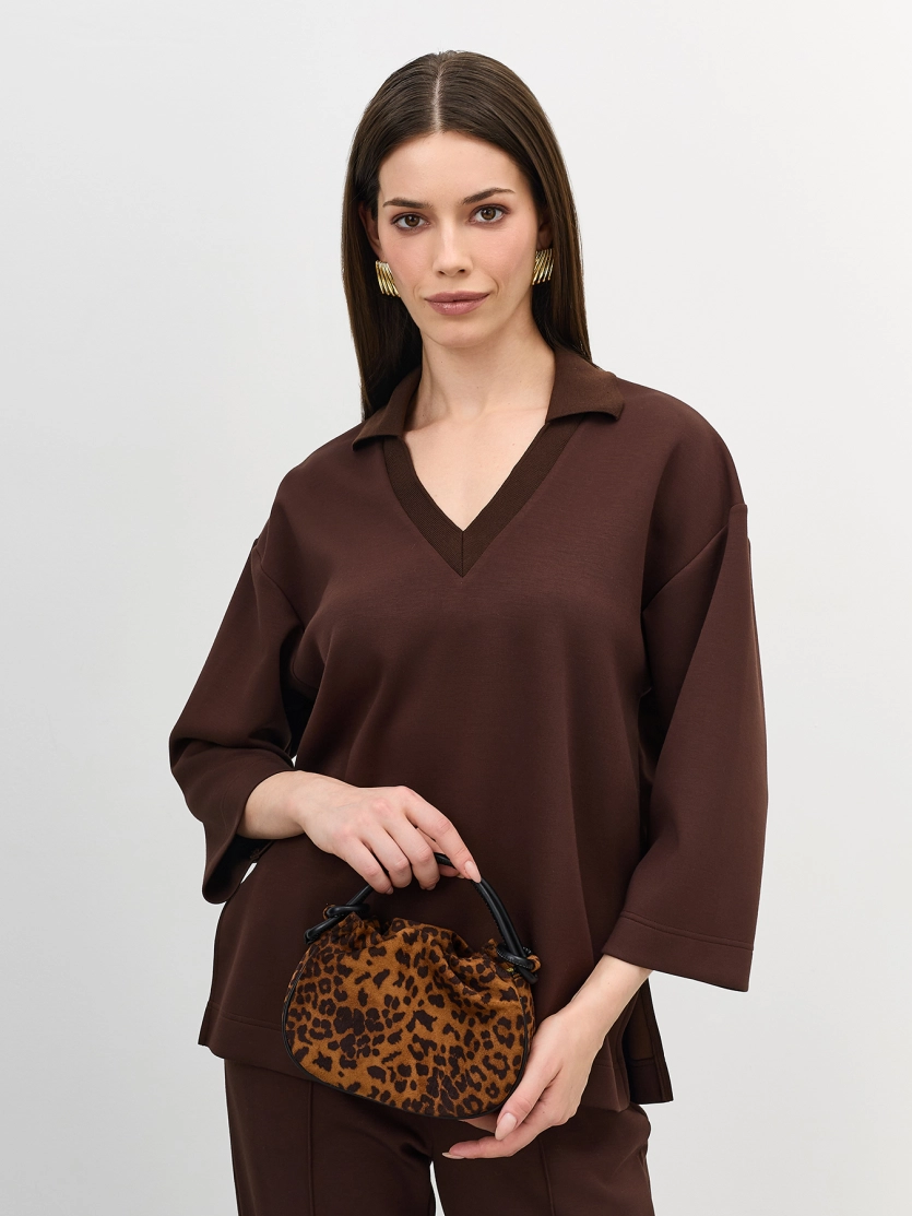 Сумка-мешок с анималистичным принтом