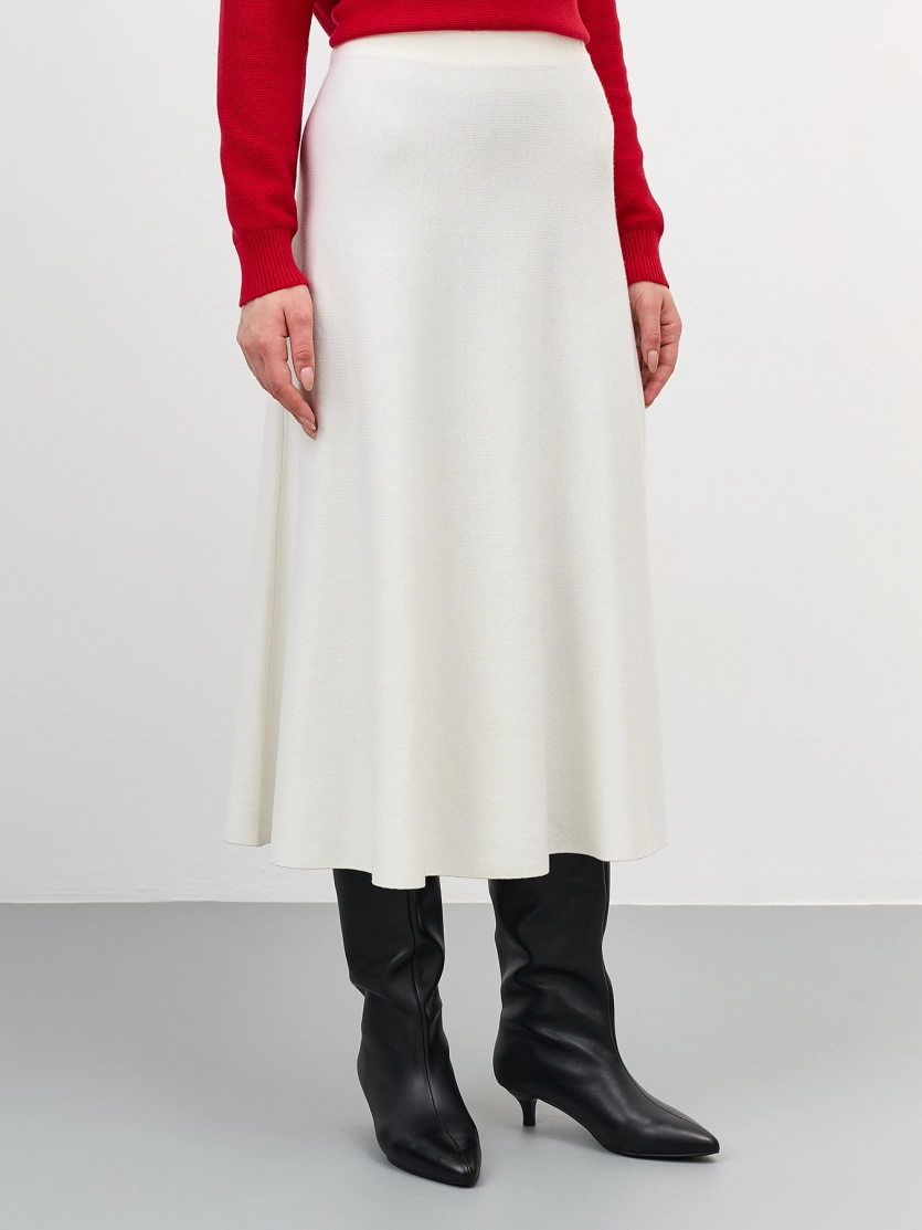 Юбка-миди А-силуэта