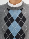 Жилет с узором аргайл