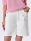 Белые джинсовые шорты