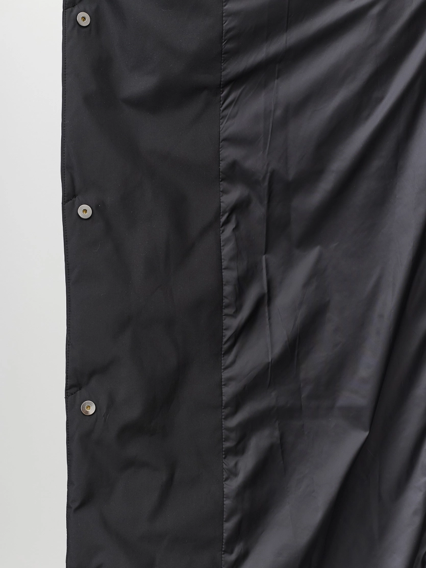 Теплое пальто с фантазийной стежкой