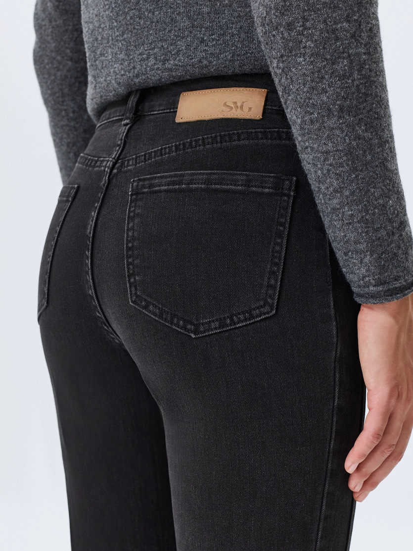 Графитовые джинсы Straight fit
