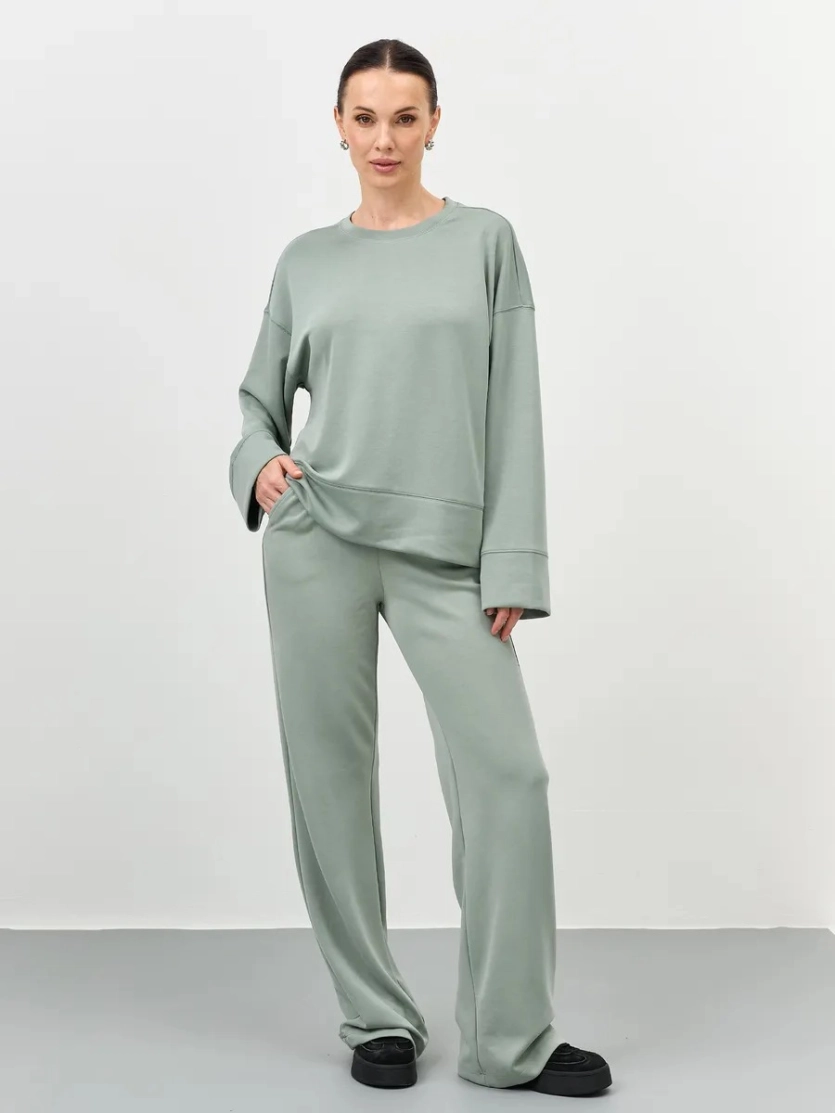 Трикотажный свитшот из модала