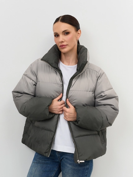 Куртка с градиентным принтом