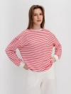 Джемпер oversize в яркую полоску