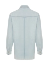 Oversize рубашка из тонкого денима